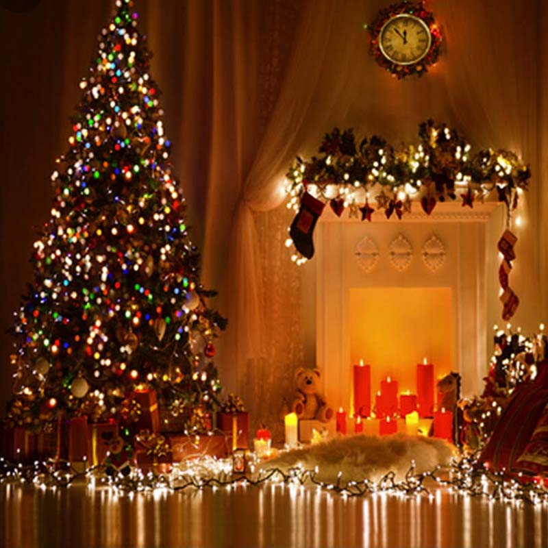 Photo of Christmas scene around the fire with - Christmas card competition 2021